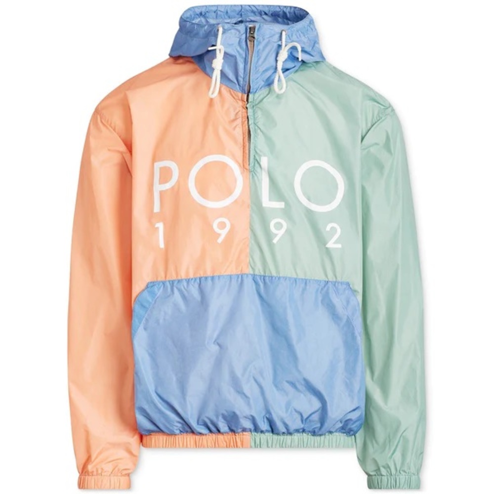 Ralph Lauren Polo 1992 Laguna 2 Stadium Windbreaker Color Block Jacket